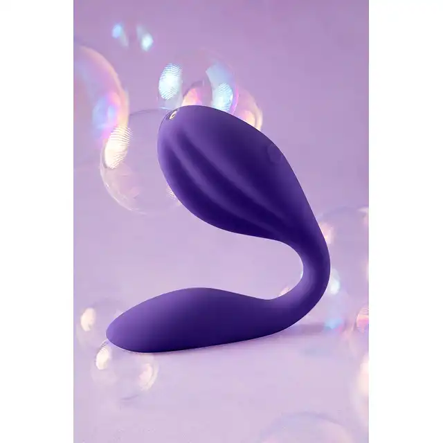 Wellness - Duo Purple. Wszechstronny wibrator dla par, intensywna stymulacja solo i w parze, elastyczny korpus i mocne wibracje