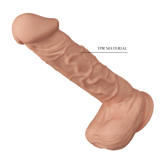 Baile - Beautiful Bergrisi Dildo. Realistyczny penis z przyssawką, gigantyczny rozmiar i materiał imitujący skórę