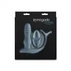 Renegade - The Handyman Gray - stymulator prostaty z ruchem posuwistym oraz ringiem na penisa