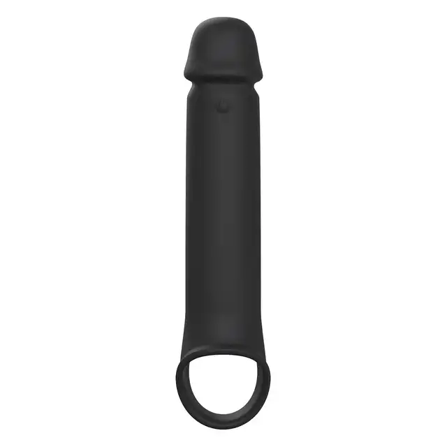 DreamToys - Ramrod Vibrating Extender With Remote. Wibrująca przedłużka na penisa, która łączy dodatkową długość z ekscytującymi wibracjami