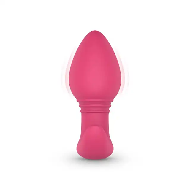 EasyToys - Easy Connect Axel. Różowy korek analny z miękkiego silikonu, sterowany aplikacją, oferuje różnorodne wzory wibracji i możliwość zdalnego sterowania