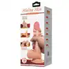 Pretty Love - Sliding Skin 7,6". Realistyczne dildo z ruchomą skórą, mocną przyssawką i żyłkowatym trzonem