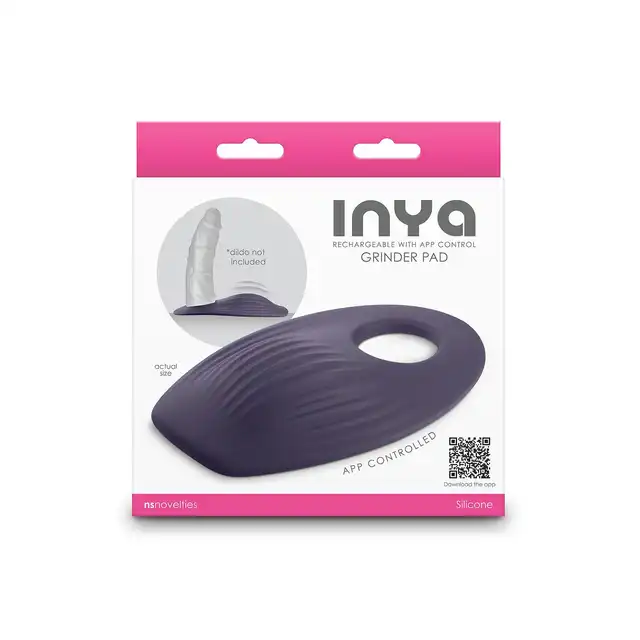 Inya - Grinder Gray - wibrująca nakładka wielofunkcyjna! Baw się solo lub z partnerem
