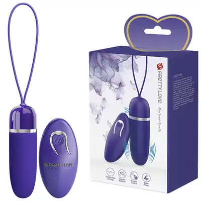 Pretty Love - Darlene Youth Purple. Wibrujące jajeczko w formie mini pocisku, sterowane za pomocą pilota