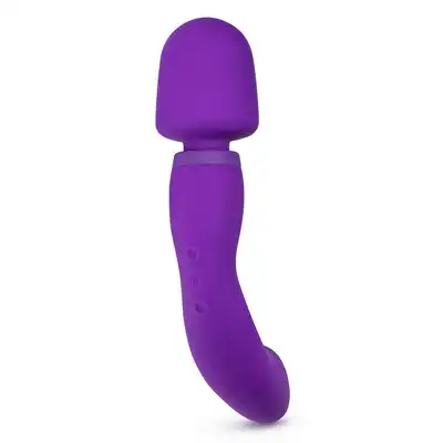 Wellness - Dual Sense Purple. Unikatowy wibrator magiczna różdżka o dwóch końcach, wibrator punktu G i masażer ciała