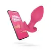 EasyToys - Easy Connect Axel. Różowy korek analny z miękkiego silikonu, sterowany aplikacją, oferuje różnorodne wzory wibracji i możliwość zdalnego sterowania