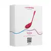 Lovense - Vulse Vibrating Egg Red. Innowacyjne jajeczko sterowane aplikacją, szybkie pchnięcia i intensywne wibrcje