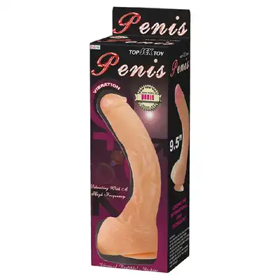 Baile - Beautiful Jack 10,6'. Realistyczny, masywny wibrator z przyssawką i funkcją wibracji dla niekończącej się przyjemności