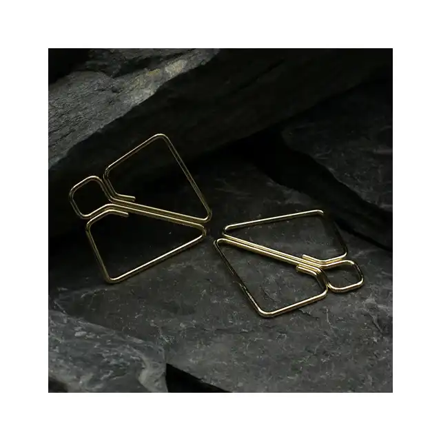 LOCKINK - Nipple Clamps Gold. Złote zaciski na sutki o wyjątkowym i eleganckim designie