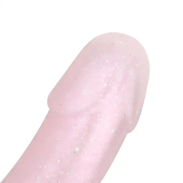 EasyToys - Mermaid Glitter Ombre Dildo S. Brokatowe dildo z mocną przyssawką, wizualny efekt ombre dodaje uroku