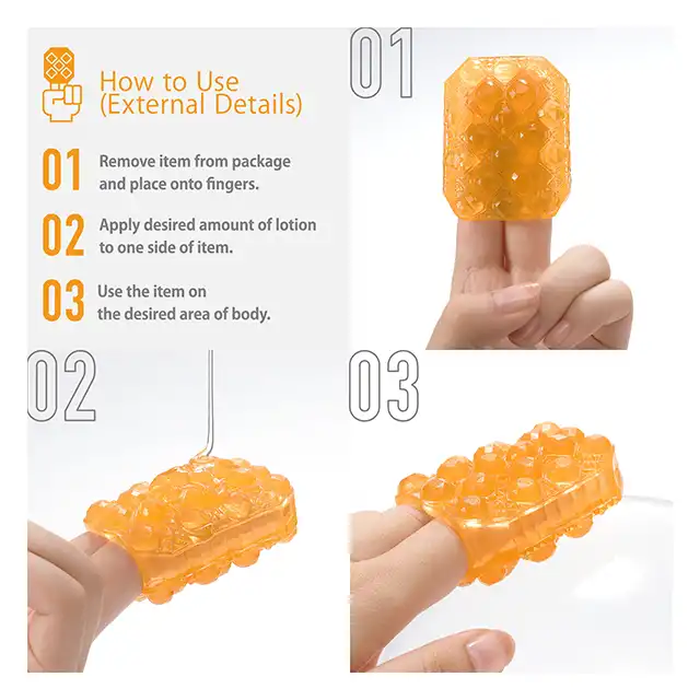 Tenga - Uni Topaz Sleeve. Elastyczna nakładka stymulująca do łechtaczki i penisa, produkt unisex