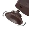 LoveToy - Sliding Skin Dual Layer Dong 9inch Brown. Realistyczne dildo z dwuwarstwowego TPE, wyposażone w technologię przesuwanej skóry i mocną przyssawkę