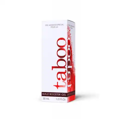 Taboo - Male Booster Gel 30ml. Naturalny żel na erekcję, skutecznie wspomaga krążenie krwi, zwiększając doznania i przyjemność