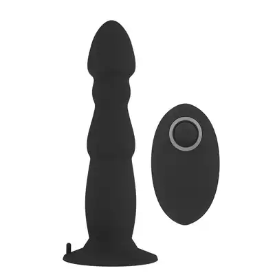 B-Series - Prostate Massager USB 10 Function. Wibrujący stymulator prostaty ze sterowaniem na pilota, satysfakcjonujące doznania