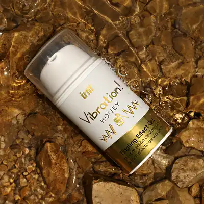 Intt - Vibration! Honey Tingling Effect Gel. Super stymulujący żel do miejsc intymnych o miodowym aromacie, wibrator w płynie