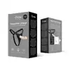 EasyToys - Thurster Strap Skin. Elastyczny strapon z prążkowanym dildo, regulowane paski dla idealnego dopasowania
