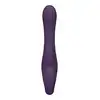 Vive - Suki Vibrating Strapless Strap-on Rabbit Purple. Wibrujący strapon bezuprzężowy, intensywna stymulacja dla obu partnerów 