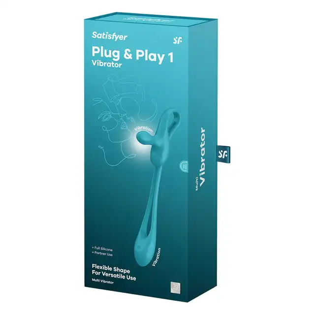 Satisfyer - Plug and Play 1 - wielofunkcyjna zabawka - plug analny oraz nakładany wibrator!