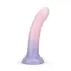 EasyToys - Mermaid Glitter Ombre Dildo S. Brokatowe dildo z mocną przyssawką, wizualny efekt ombre dodaje uroku