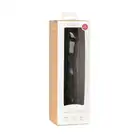 EasyToys - Dildo Without Balls 22.5 cm Black. Długie, czarne dildo z przyssawką, o prostym trzonie i żylastej teksturze