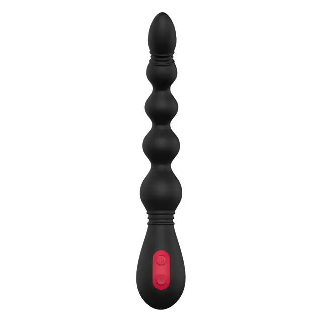 Dream Toys - Essentals Anal Flexi Beads. Korek analny, który zapewnia intensywne, wielopoziomowe doznania, elastyczność materiału i różnorodność wibracji