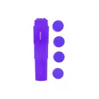 ToyJoy - Funky Vibrette Purple. Mini wibrator do łechtaczki z 4 wymiennymi końcówkami stymulującymi