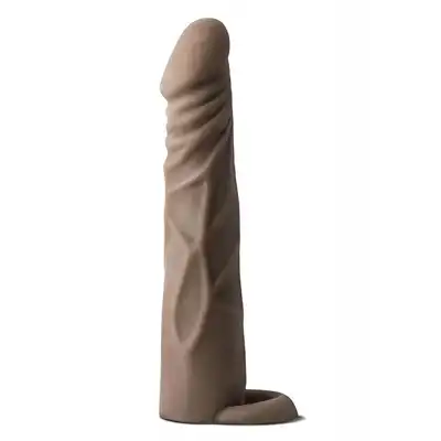 Performance - Cock Xtender Brown. Realistyczna przedłużka na penisa, udoskonal swoją przyjemność