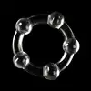 LoveToy - Power Plus Triple Beaded Ring Set Transparent. Zestaw elastycznych pierścieni erekcyjnych, zapewniają mocną i długą erekcję