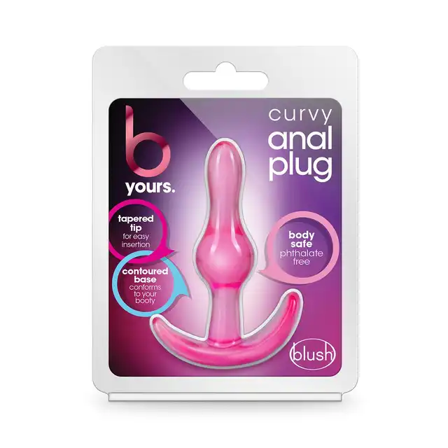 BYours - Curvy B YOURS CURVY ANAL PLUG PINK