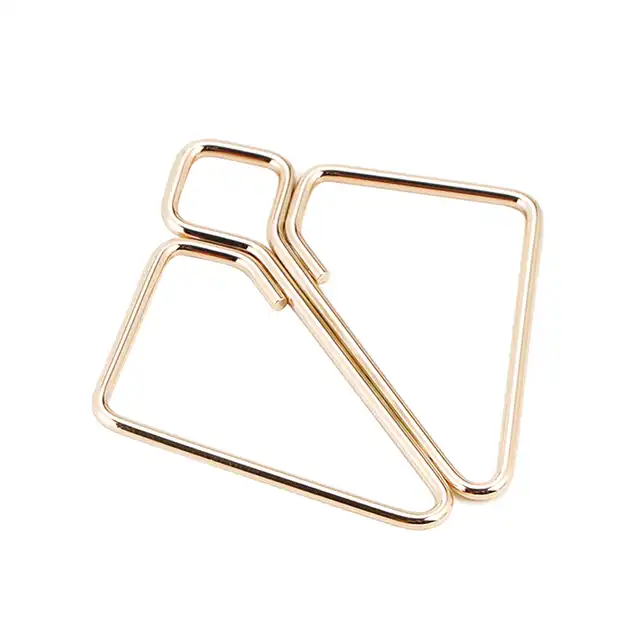 LOCKINK - Nipple Clamps Gold. Złote zaciski na sutki o wyjątkowym i eleganckim designie