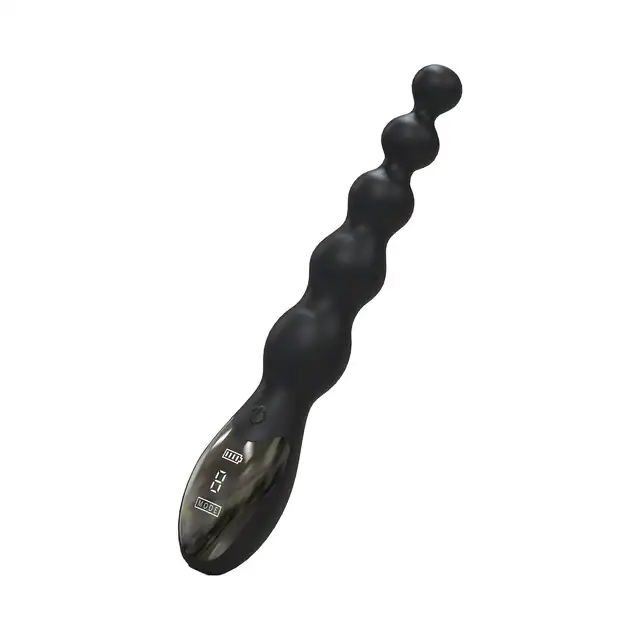 Hidden Desire - Extreme Beaded Anal Power Vibrator. Mocny wibrator analny z koralikowym designem i szerokim zakresem trybów wibracji