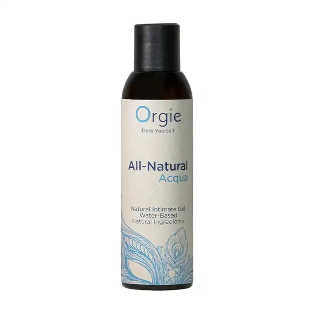 Orgie - All-Natural Acqua. Naturalny, jedwabisty żel intymny na bazie wody, zapewniający długotrwałe nawilżenie i komfort bez szkodliwych dodatków