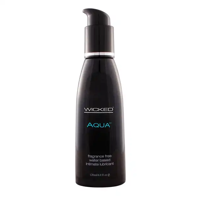 Wicked - Aqua Waterbased 120ml. Lubrykant na bazie wody, skuteczny i przyjazny dla skóry 