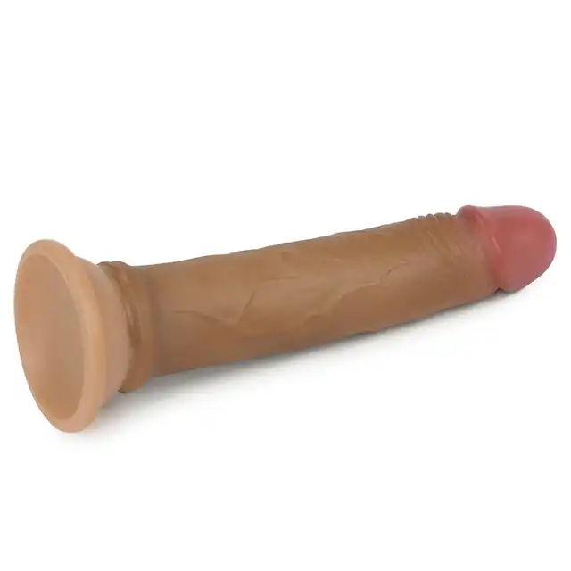 LoveToy - Nature Cock 7 cali. Dildo realistyczne z przyssawką, o podwójnej gęstości, realistyczne doznania i wszechstronność
