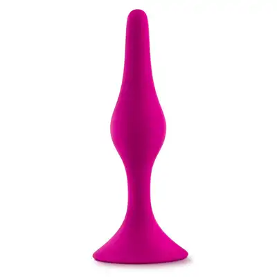 Luxe - Begginer Plug Small Pink. Niewielki plug analny z przyssawką, idealna zabawka do delikatnej i bezpiecznej zabawy 