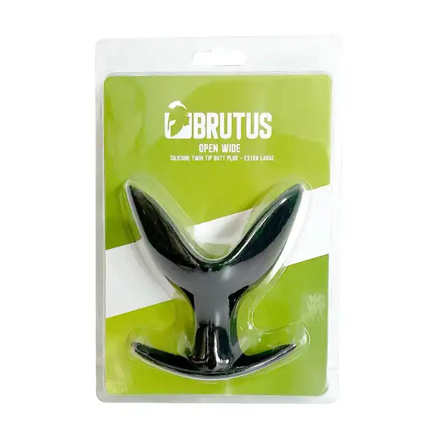 Brutus - Open Wide.  Analny rozciągacz w rozmiarze XL z gładkiego silikonu, zwiększający doznania i komfort