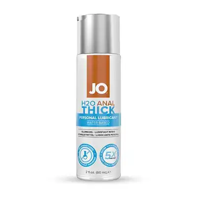 System Jo - H2O Anal Thick 60ml. Super gęsty lubrykant analny o wodnej formule, idealny do zabawek