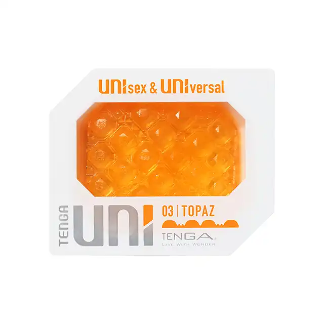 Tenga - Uni Topaz Sleeve. Elastyczna nakładka stymulująca do łechtaczki i penisa, produkt unisex