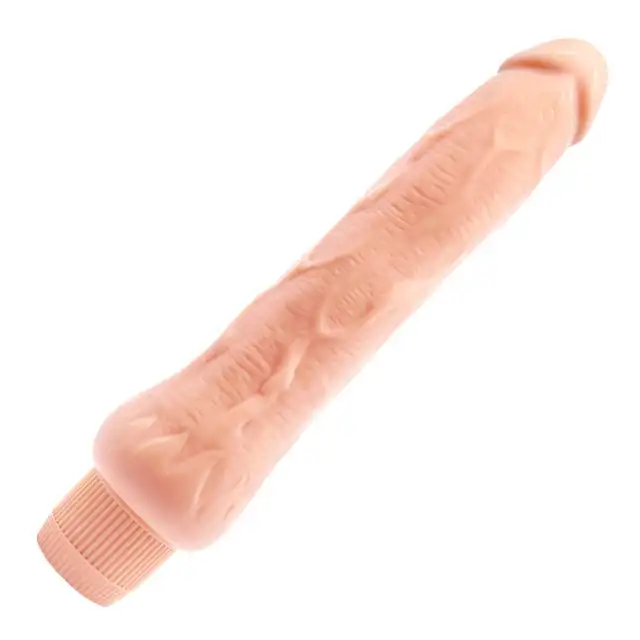 Baile - Dryad. Wibrujące dildo w cielistym kolorze z teksturowanym trzonem i regulowanymi wibracjami dla intensywnej stymulacji
