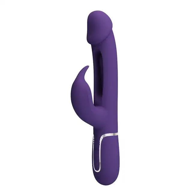 Pretty Love - Kampas Purple. Wibrator króliczek z dwoma silnikami i dodatkowymi funkcjami stymulacji, oferuje intensywne doznania