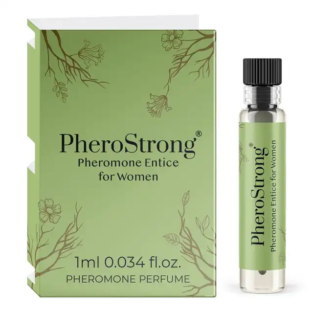 PheroStrong - Pheromone Entice for Women 1ml. Kwiatowe feromony dla kobiet, delikatna i zmysłowa elegancja