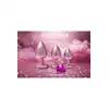 Dream Toys - Gleaming Love Pearl Pink Plug Large. Różowy elegancki korek analny o dużym rozmiarze z kryształkiem w kształcie serca