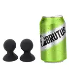 Brutus - Nipple Suckers. Gładki silikon i elegancki czarny kolor w rozmiarze M!
