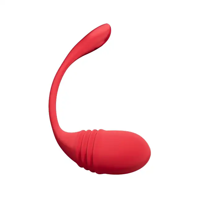Lovense - Vulse Vibrating Egg Red. Innowacyjne jajeczko sterowane aplikacją, szybkie pchnięcia i intensywne wibrcje