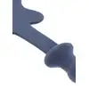 Taboom - Silicone Paddle &amp; Plug Blue. Innowacyjny, silikonowy duet, packa w kształcie motyla z koralikowym korkiem analnym, oferuje podwójną przyjemność