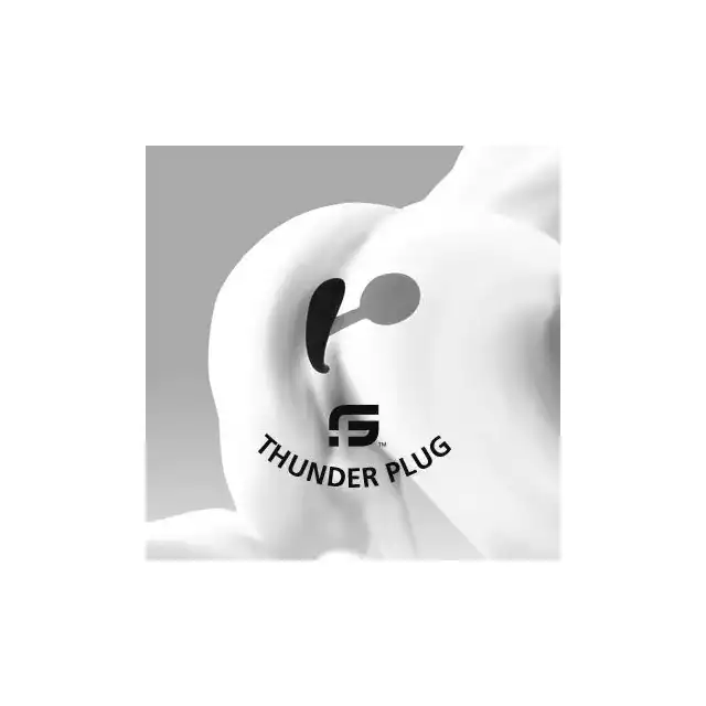 Thunder Plug - medium, czerwony. Innowacyjny plug prostaty z mechanizmem uderzającym, ergonomiczną podstawą i cienką szyjką do długotrwałego noszenia