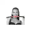 Sportsheets - SM Amour Ball Gag Red. Oddychający knebel kulkowy w kształcie serca dla miłośników BDSM