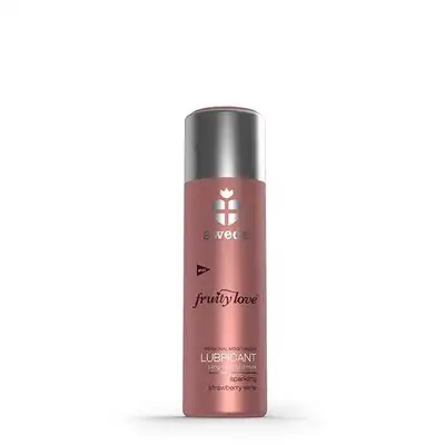 Swede - Fruity Love Lubricant Strawberry Wine 50 ml. Lubrykant na bazie wody o smaku truskawkowego wina, przełom w seksie oralnym