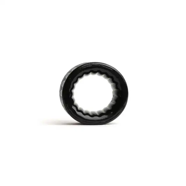 Sport Fucker - Low Stack Ring Black. Innowacyjna nakładka na jądra z odwracalnym designem, rozciągliwa