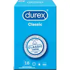 Durex - Classic 18szt. Duże opakowanie klasycznych i niezastąpionych prezerwatyw, zapewniają naturalne doznania